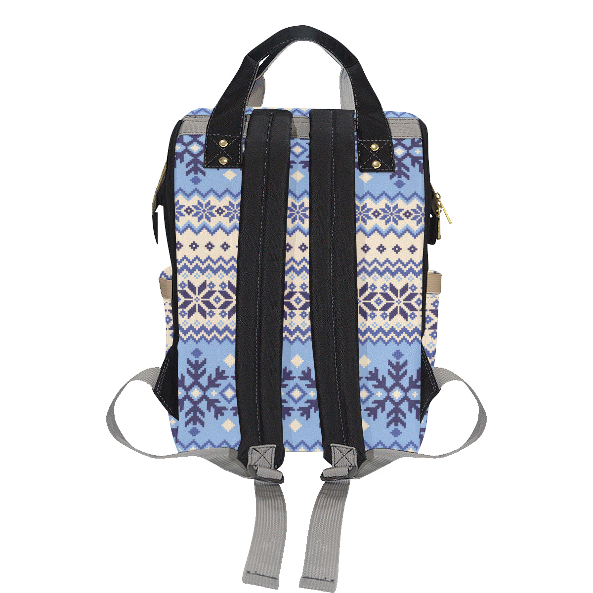 Nordic Pattern Print Design A03 Diaper Bag Backpack