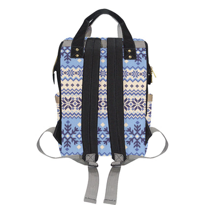 Nordic Pattern Print Design A03 Diaper Bag Backpack