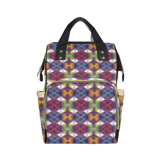 Chakra Eye Print Pattern Diaper Bag Backpack
