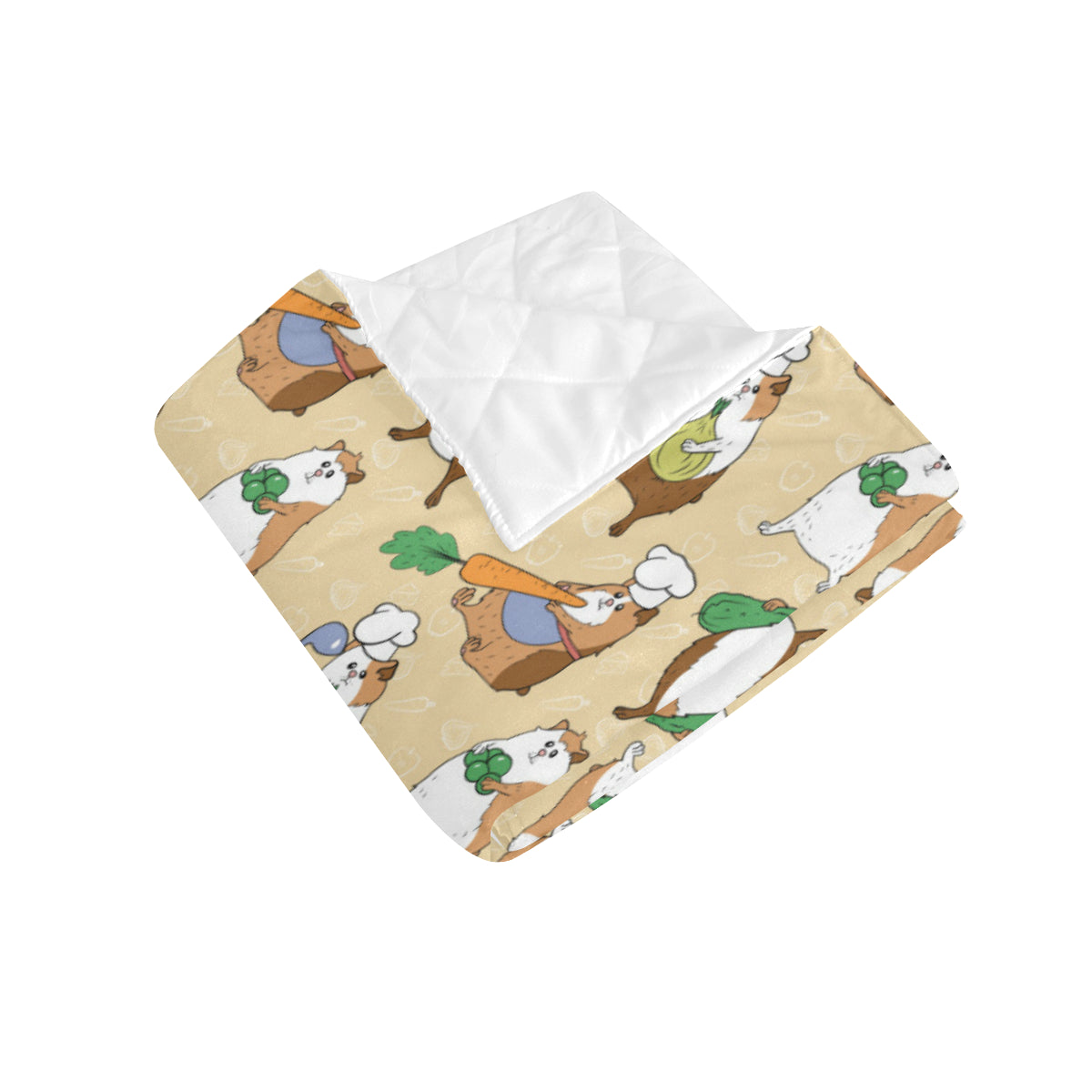 Guinea Pig Pattern Print Design 03 Premium Quilt