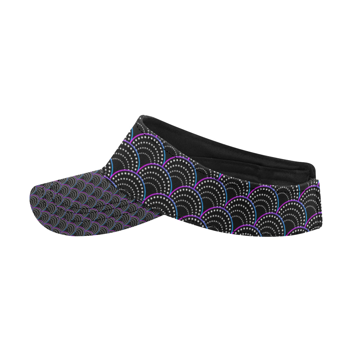 Mermaid Pattern Print Design 09 Unisex Sun Visor