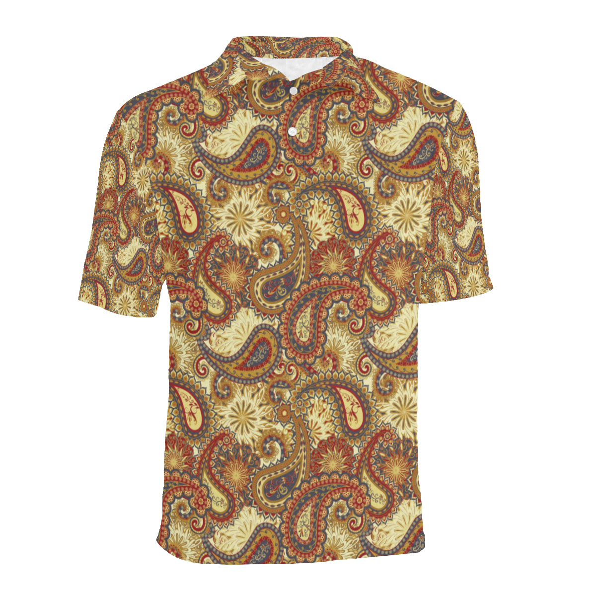 Boho Pattern Print Design 08 Men Polo Shirt