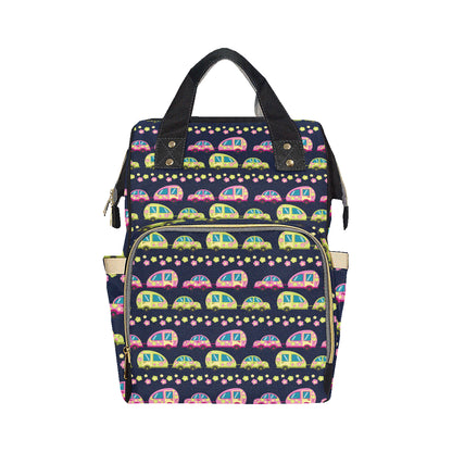 Camper Cute Camping Design No 3 Print Diaper Bag Backpack