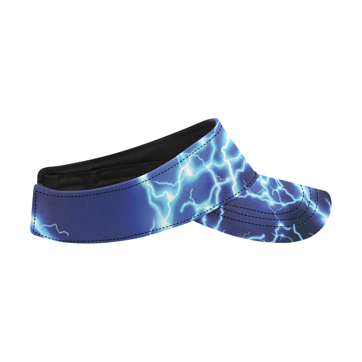 Lightning Thunder Pattern Print Design 04 Unisex Sun Visor