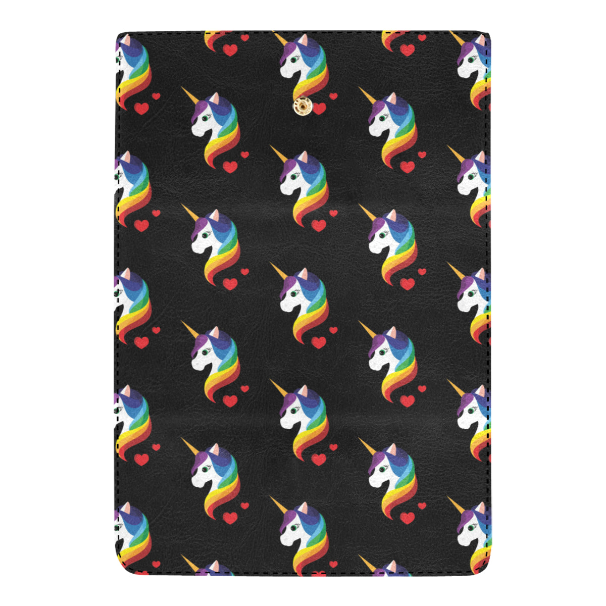 Rainbow Unicorn Pattern Print Design A03 Women's Trifold Wallet