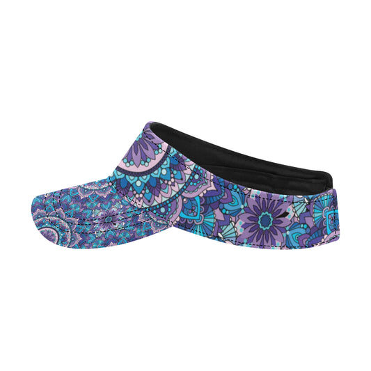 Mandala Pattern Print Design 04 Unisex Sun Visor