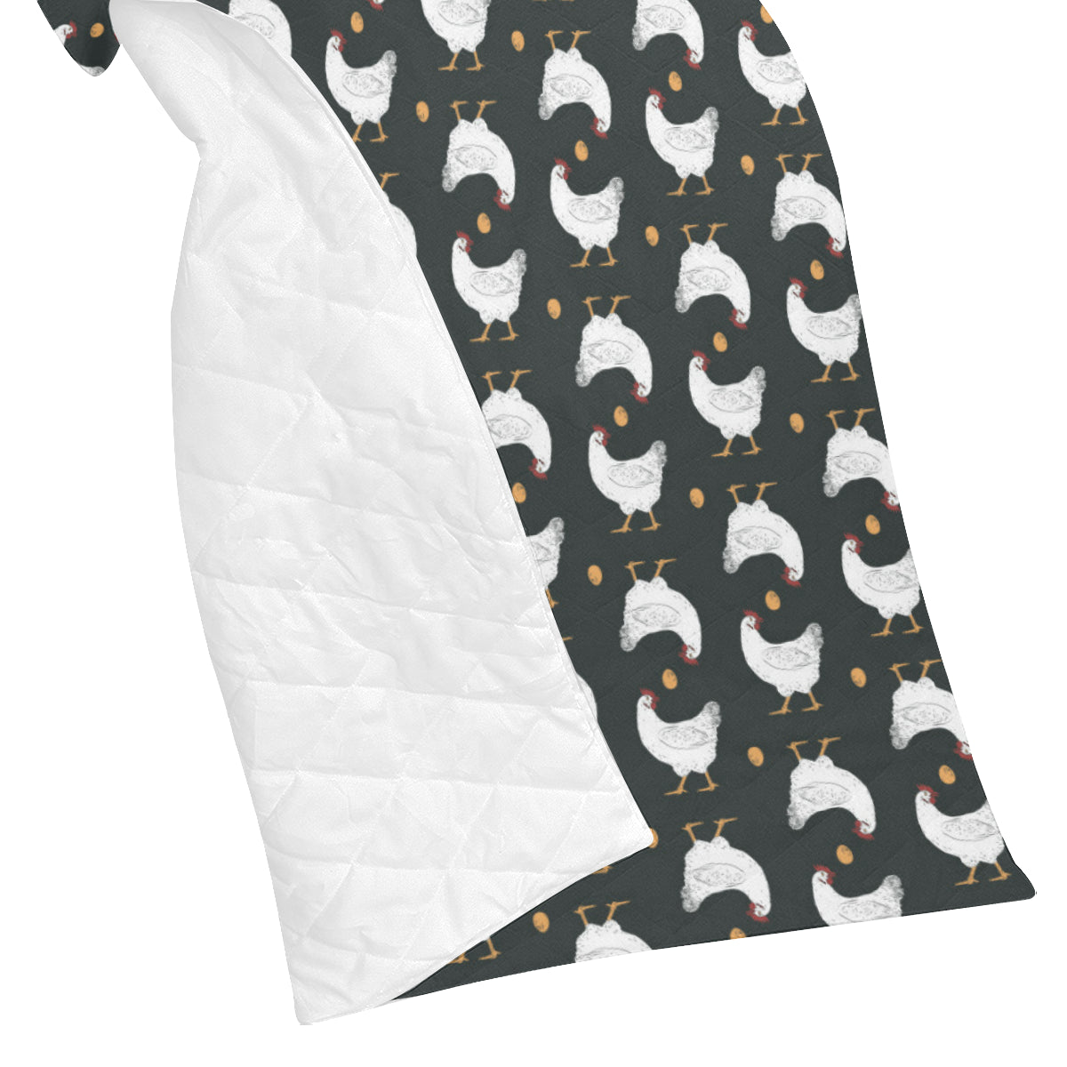 Chicken Pattern Print Design 06 Premium Quilt