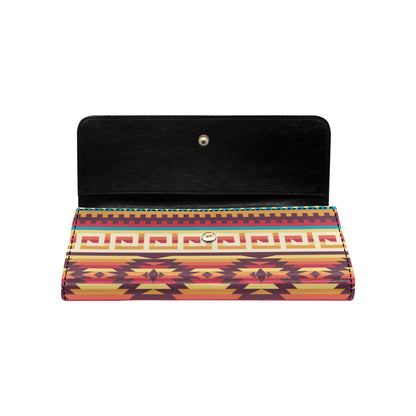 Tribal Aztec Vintage Women's Trifold Wallet