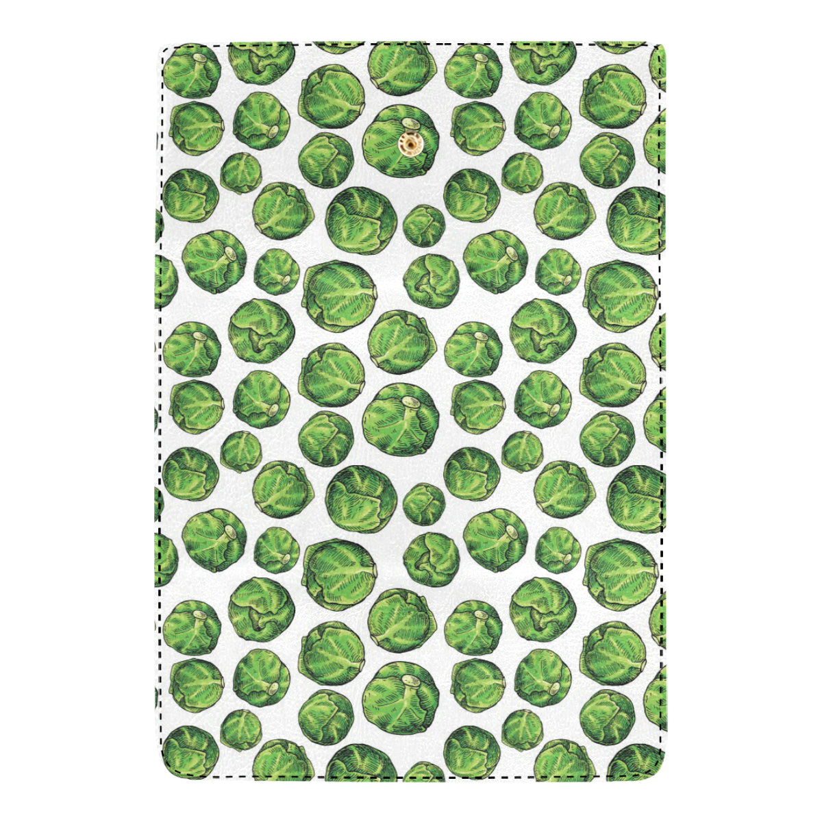 Brussels Sprouts Pattern Print Design 02 Women's Trifold Wallet