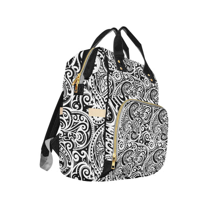 Polynesian Traditional Tribal Diaper Bag Backpack