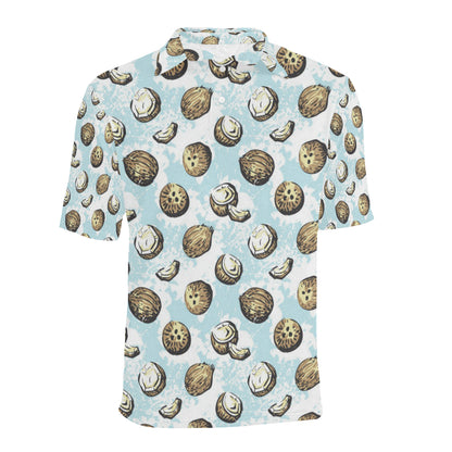 Coconut Pattern Print Design CN01 Men Polo Shirt