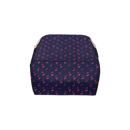 Cherry Pattern Print Design 02 Diaper Bag Backpack