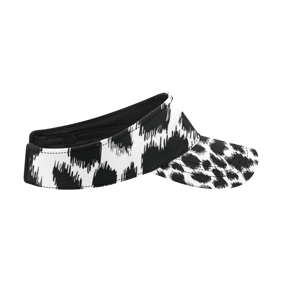 Cheetah Black Print Pattern Unisex Sun Visor