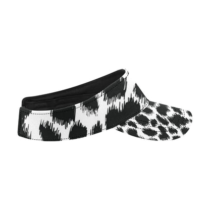 Cheetah Black Print Pattern Unisex Sun Visor