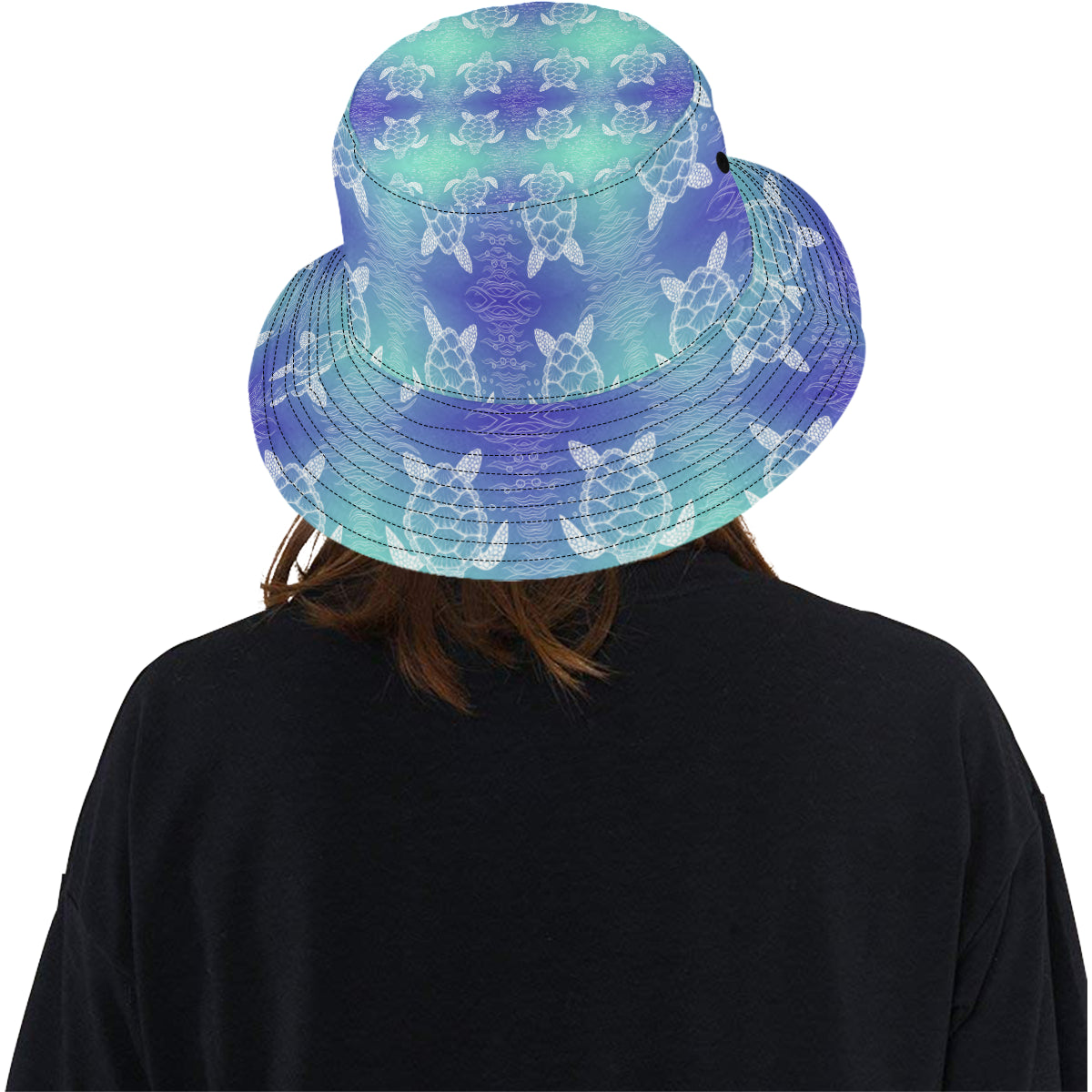 Sea Turtle Draw Unisex Bucket Hat