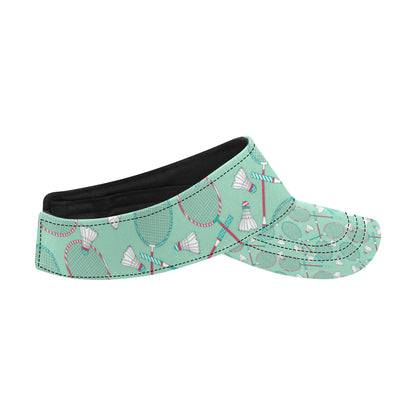 Badminton Pattern Print Design 05 Unisex Sun Visor