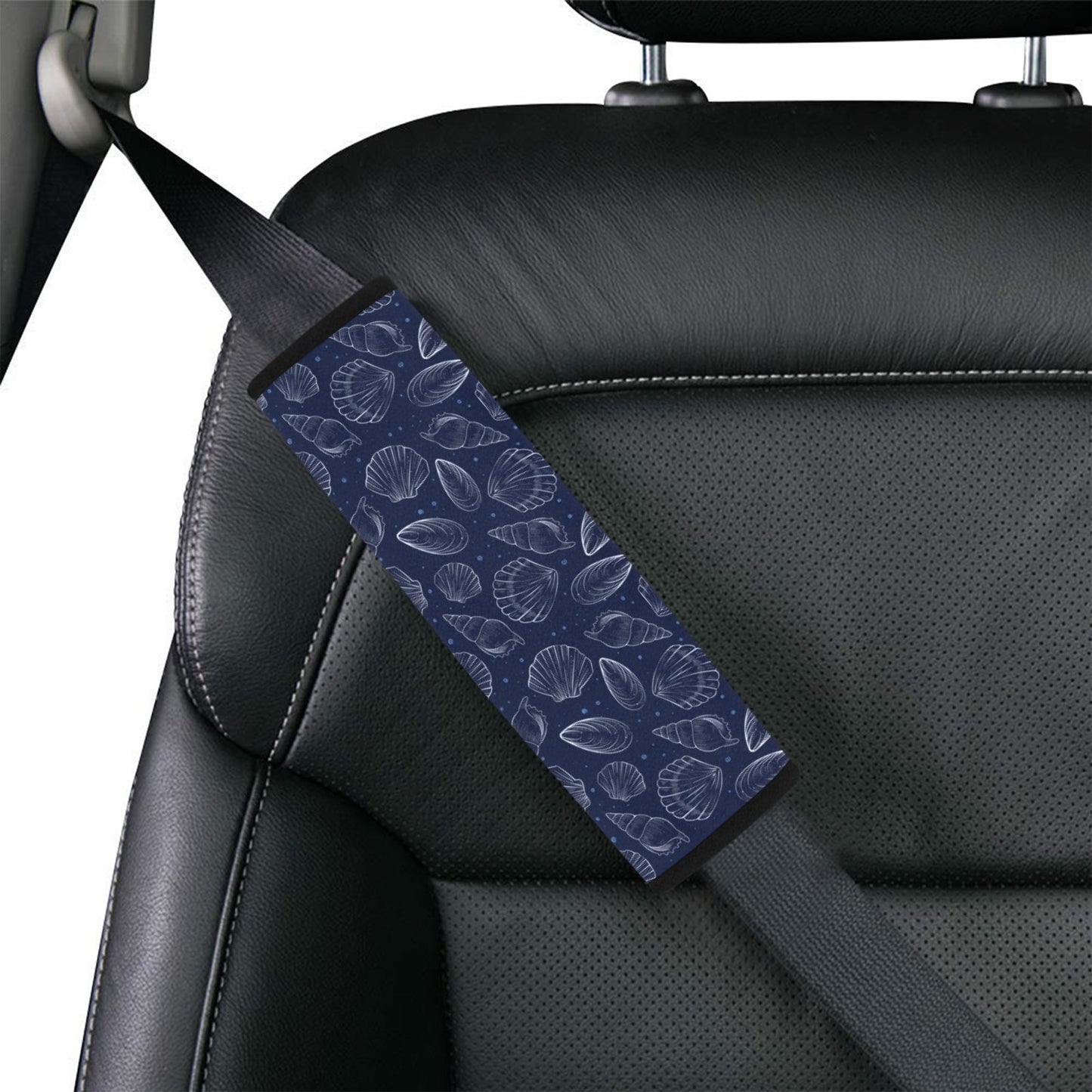 Seashell Print Design LKS3011 Car Seat Belt Cover