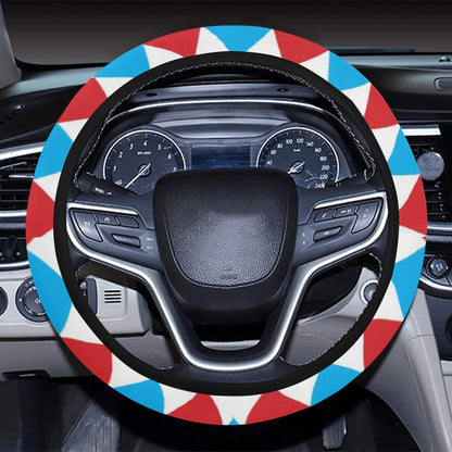Harlequin Print Design LKS402 Steering Wheel Cover with Elastic Edge