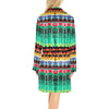 Serape Print Design LKS307 Women's Fleece Robe