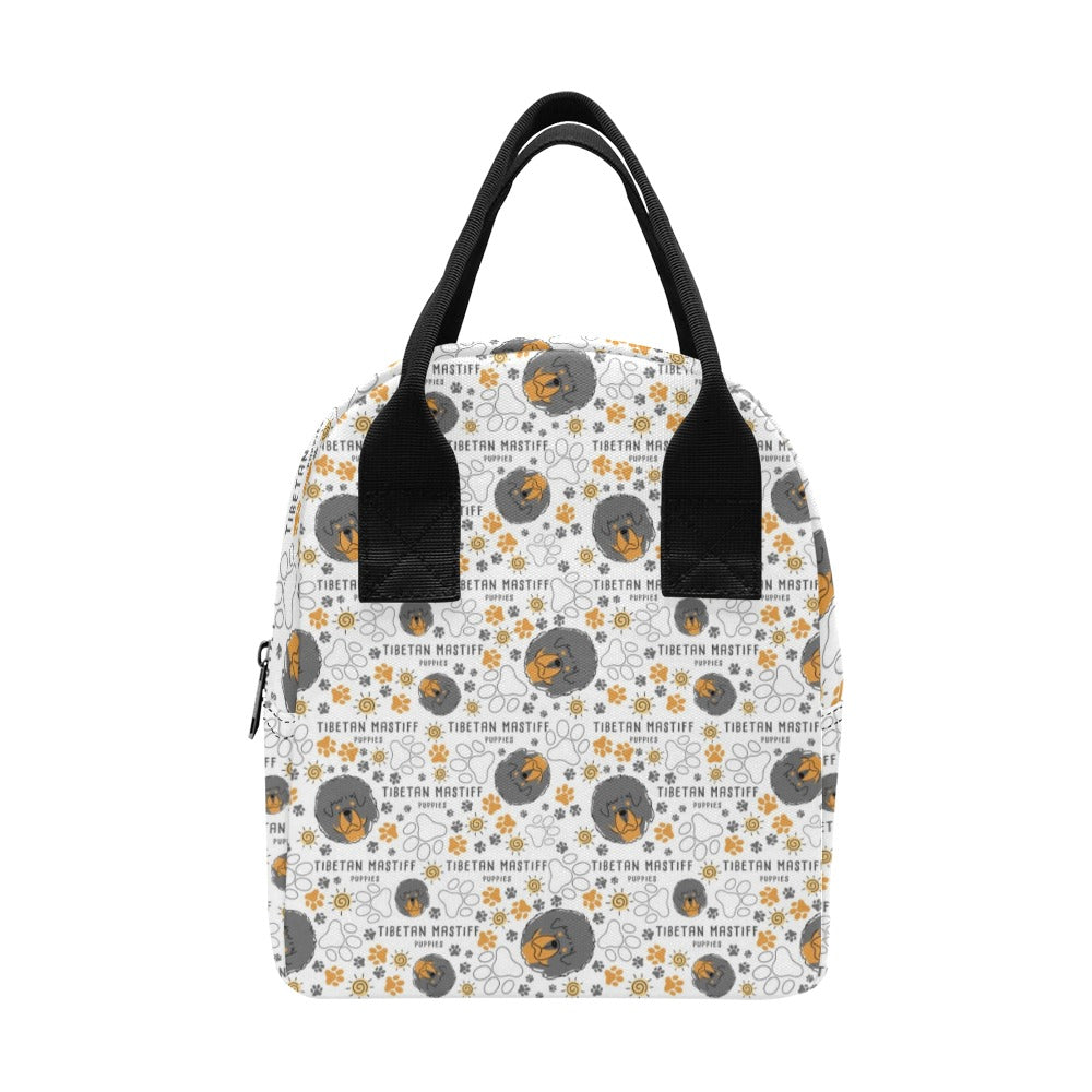 Tibetan Mastiffs Print Design LKS302 Insulated Lunch Bag
