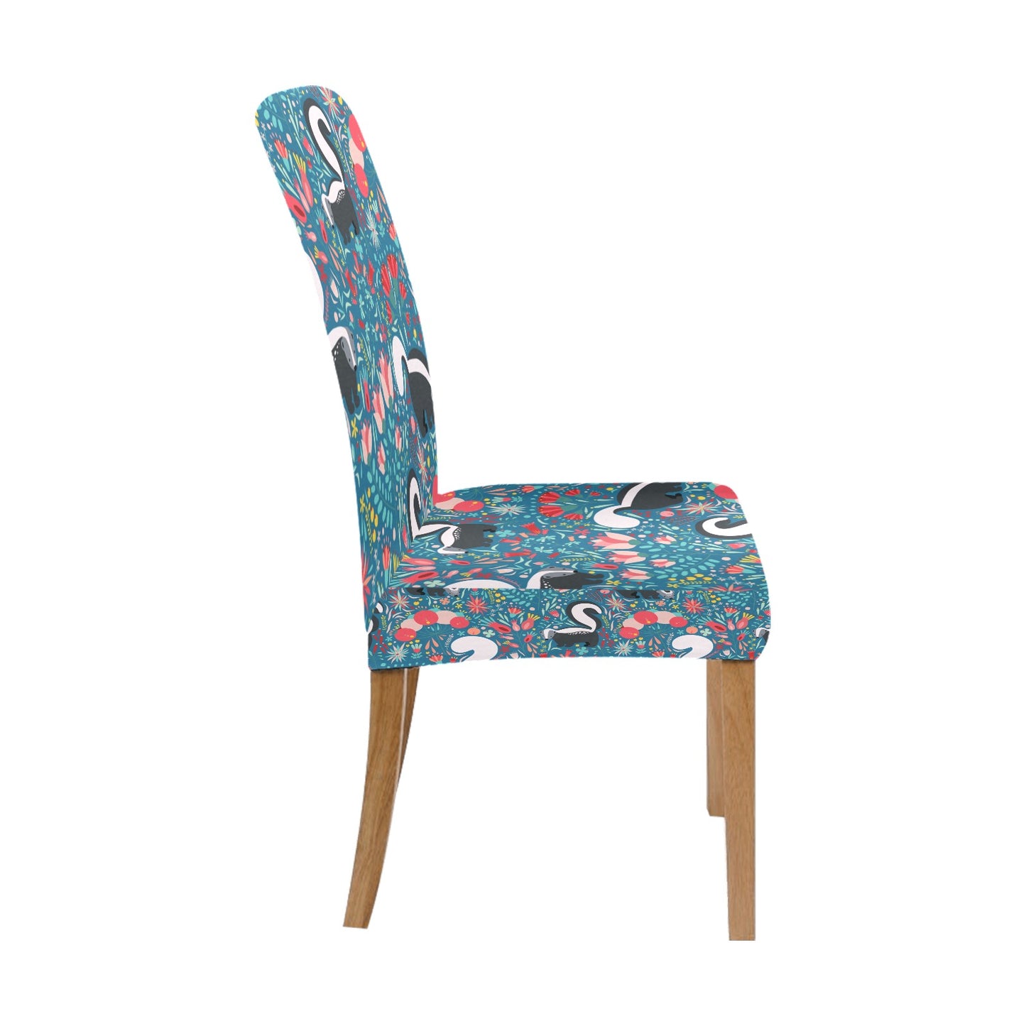 Skunk Print Design LKS302 Dining Chair Slipcover