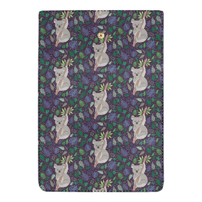 Koala Pattern Print Design 06 Women's Trifold Wallet