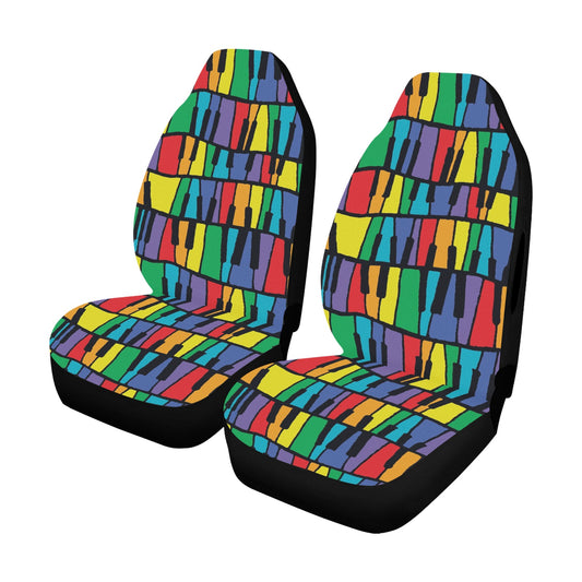 Piano Print Design LKS402 Car Seat Covers