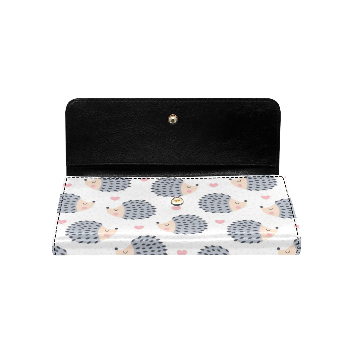 Hedgehog Baby Pattern Print Design 03 Women's Trifold Wallet