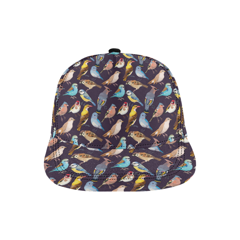 Bird Cute Print Pattern Snapback Cap