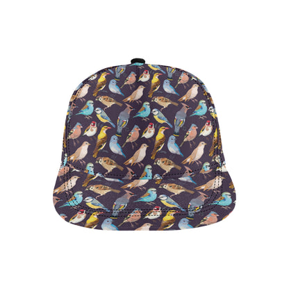 Bird Cute Print Pattern Snapback Cap
