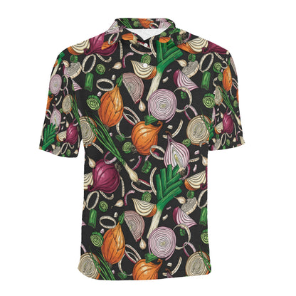 Onion Pattern Print Design A03 Men Polo Shirt