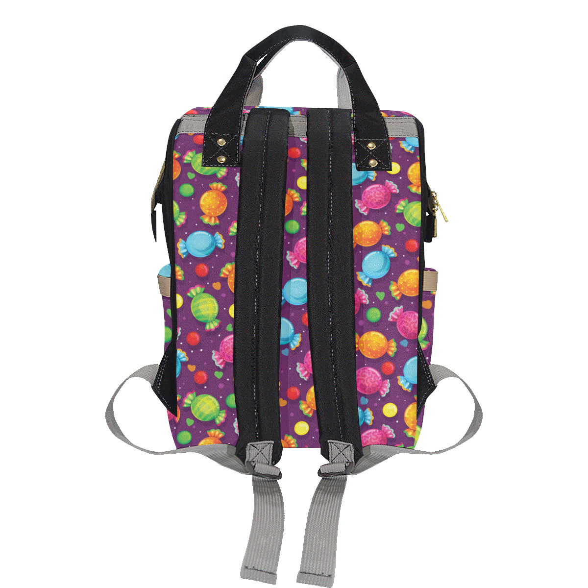 Candy Pattern Print Design CA05 Diaper Bag Backpack