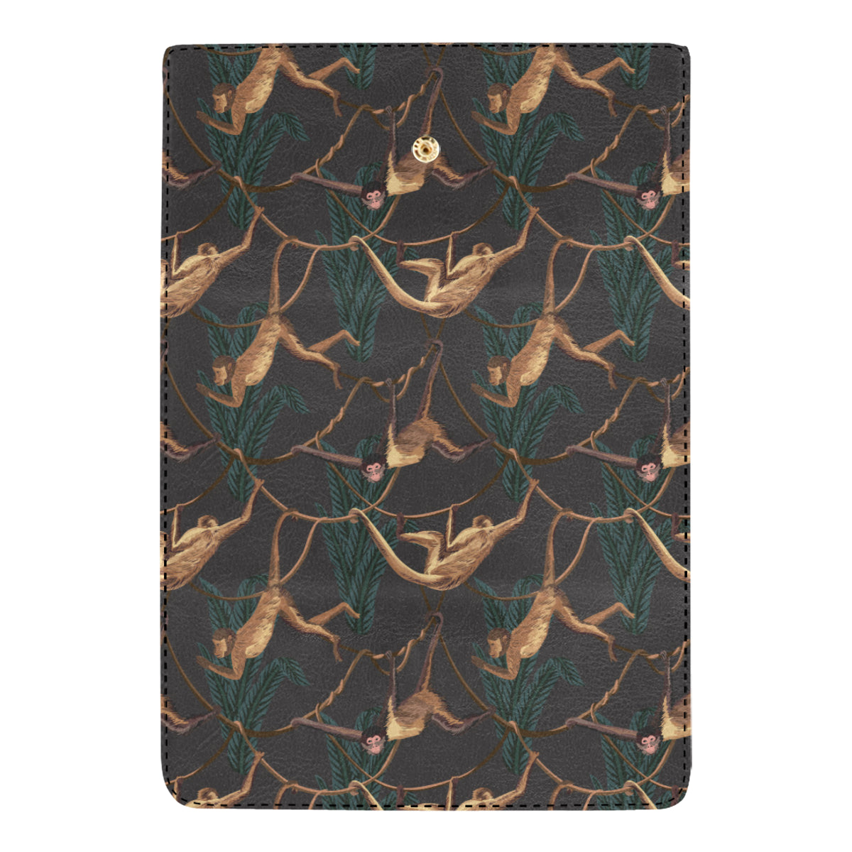 Monkey Pattern Print Design 02 Women's Trifold Wallet