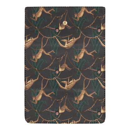 Monkey Pattern Print Design 02 Women's Trifold Wallet
