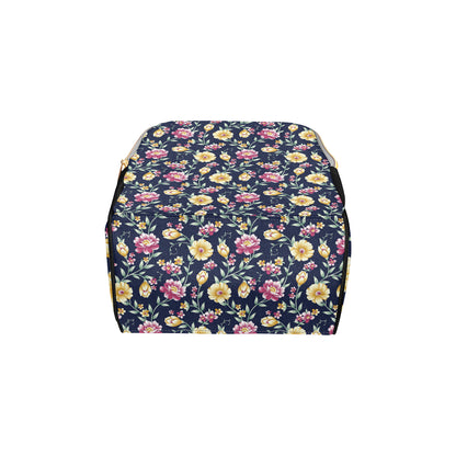Gerberas Pattern Print Design GB03 Diaper Bag Backpack