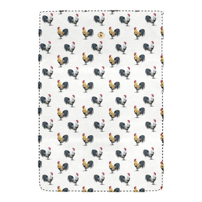 Chicken Pattern Print Design 02 Women's Trifold Wallet