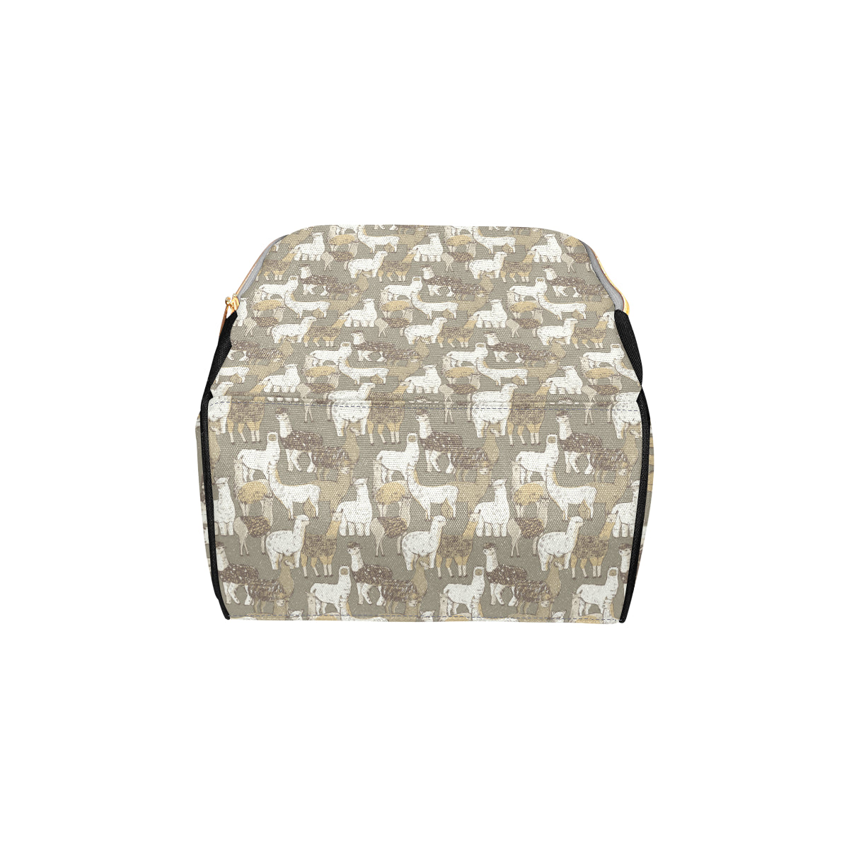 Alpaca Pattern Print Design 01 Diaper Bag Backpack