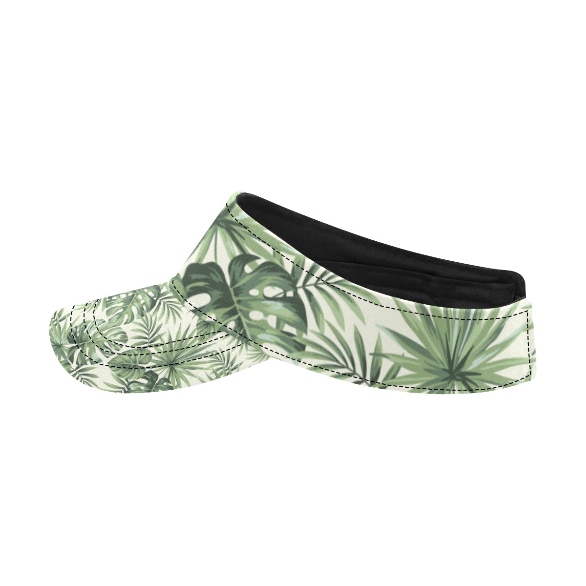 Palm Leaf Pattern Print Design A02 Unisex Sun Visor