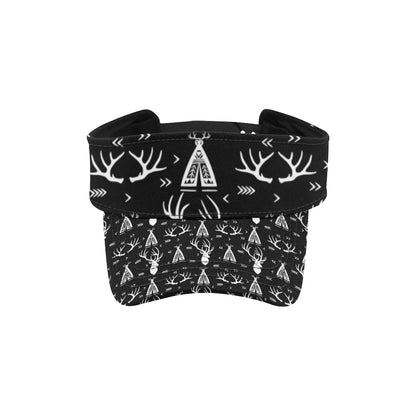 Deer Native Indian Print Pattern Unisex Sun Visor