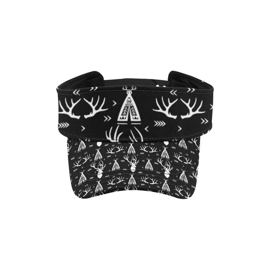 Deer Native Indian Print Pattern Unisex Sun Visor