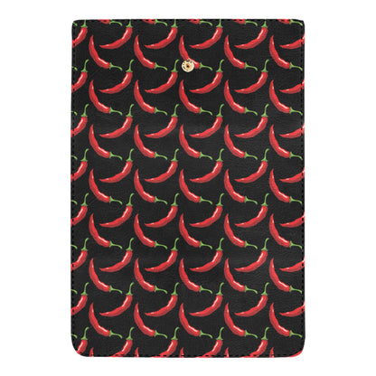 Chilli Pepper Pattern Print Design 01 Women's Trifold Wallet