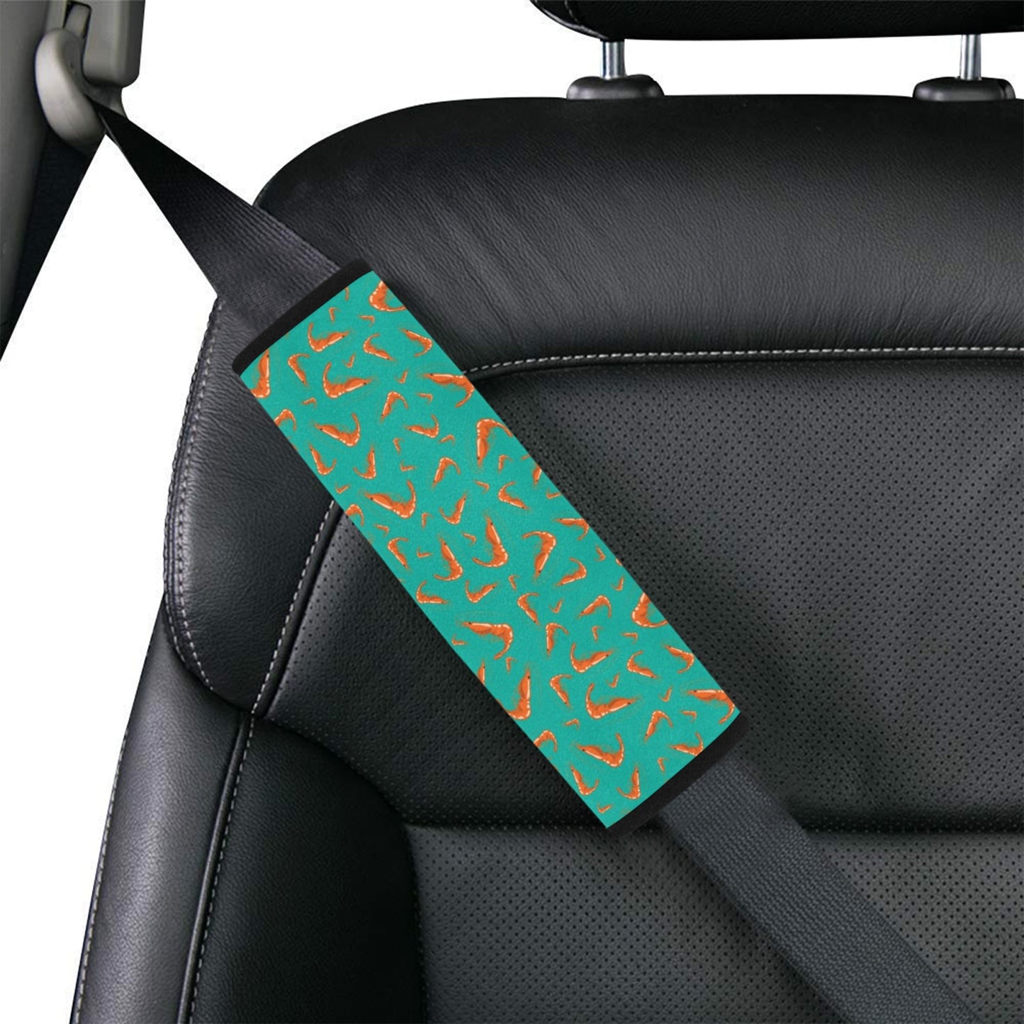 Shrimp Print Design LKS301 Car Seat Belt Cover