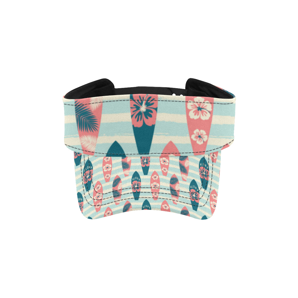 Aloha Hawaii Surfboard Pattern Print Design 02 Unisex Sun Visor