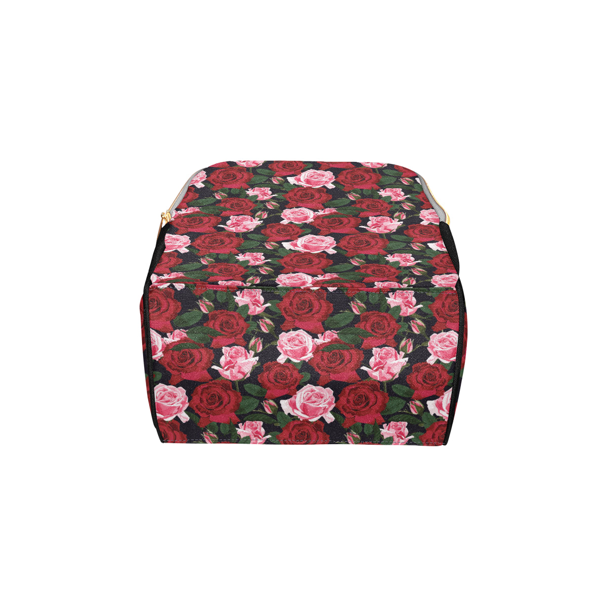 Rose Red Pink Pattern Print Design RO01 Diaper Bag Backpack