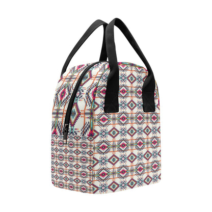 Indian Navajo Art Themed Design Print Insulated Lunch Bag