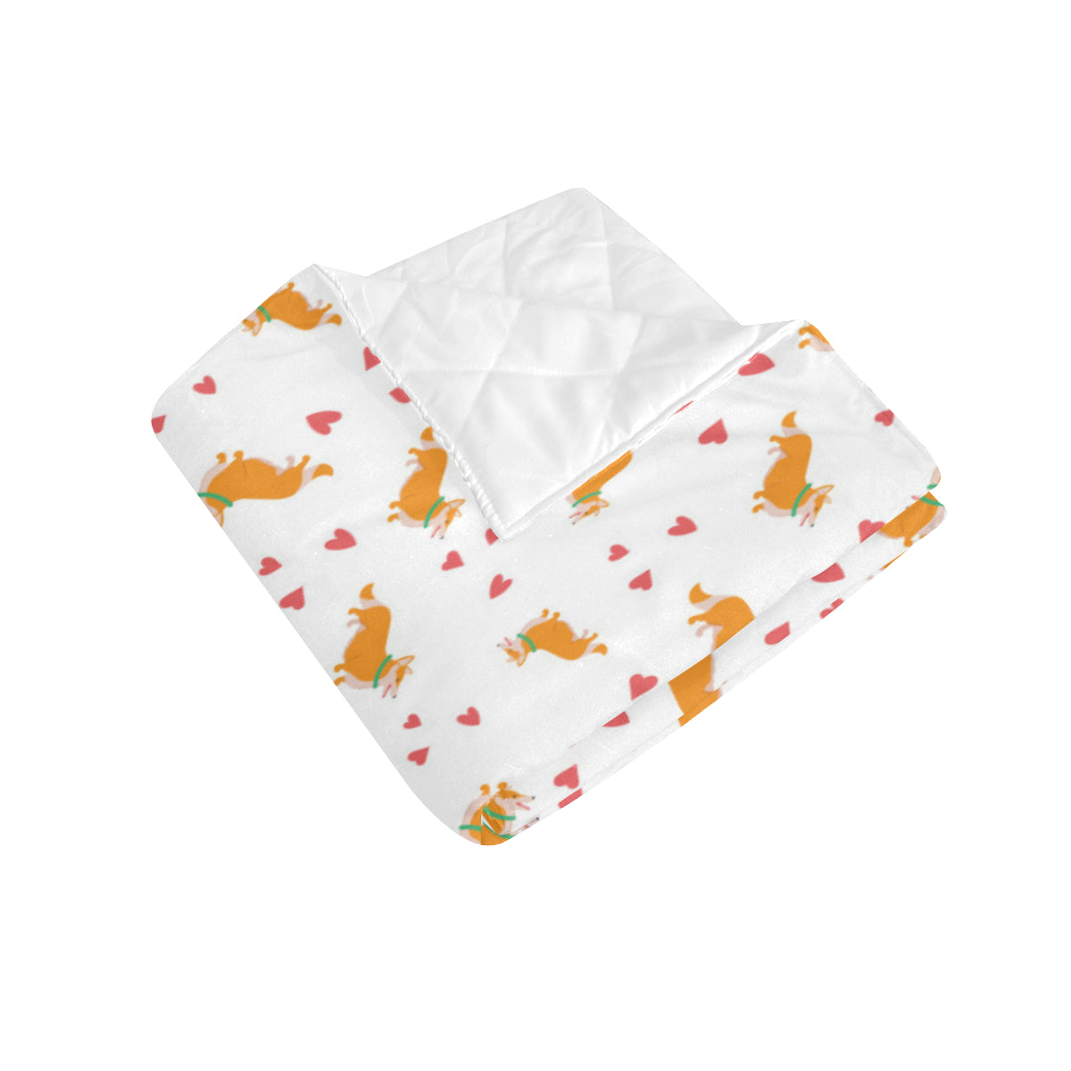 Cardigan Welsh Corgis Pattern Print Design 04 Premium Quilt