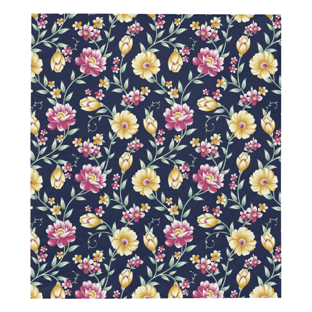 Gerberas Pattern Print Design GB03 Premium Quilt
