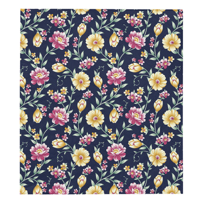 Gerberas Pattern Print Design GB03 Premium Quilt
