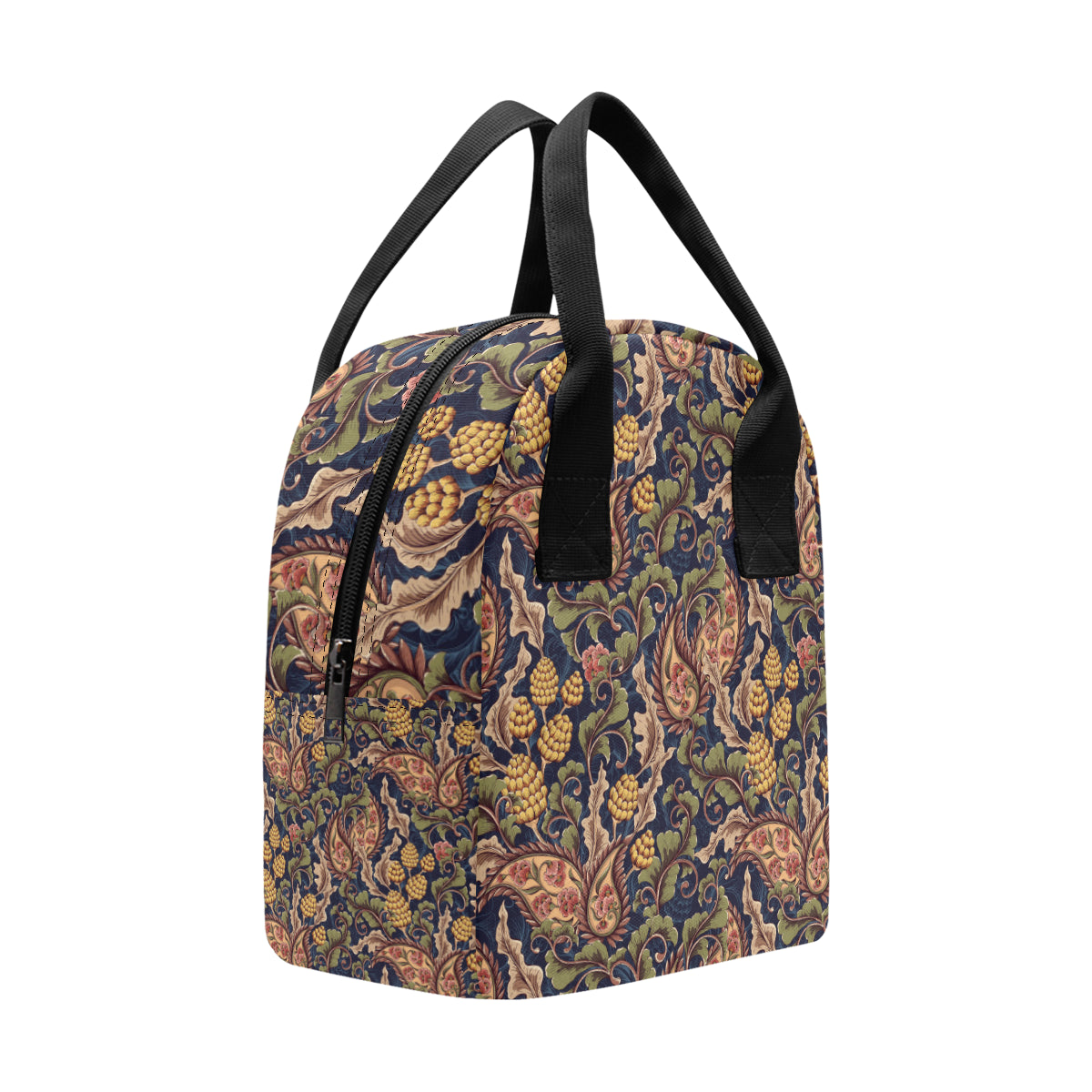 Floral Vintage Classic Print Insulated Lunch Bag