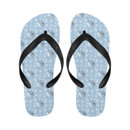 Scottish Terriers Print Design LKS308 Flip Flops